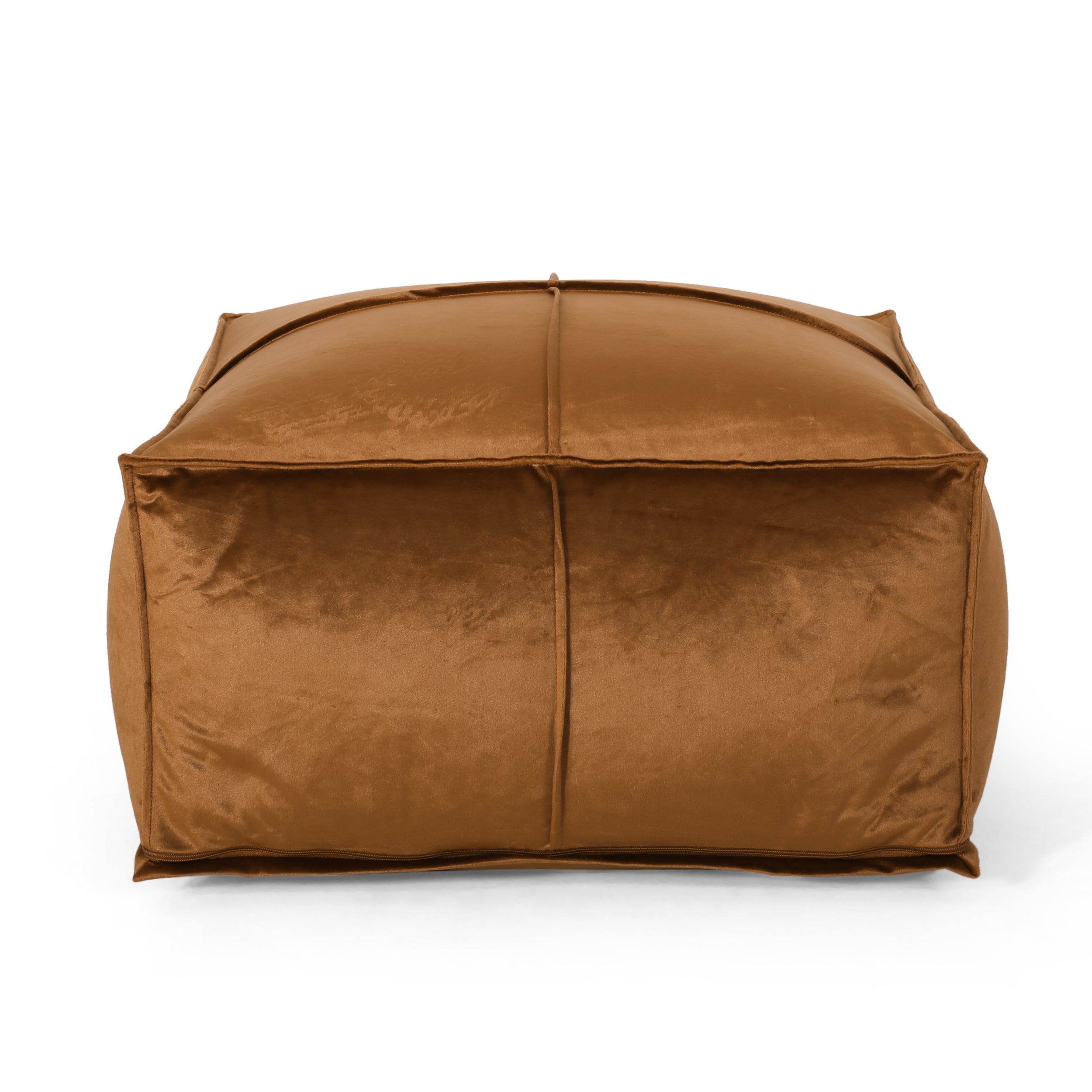 Nati Square Pouf, Bronze