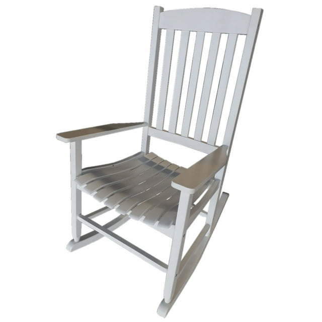 Rocking Chair, All Weather Resistant Poly Lumber Outdoor Porch Rocker, Rocking Chairs for Outdoor, Indoor, Patio, Deck, Garden, Backyard, Load Bearing 250lbs