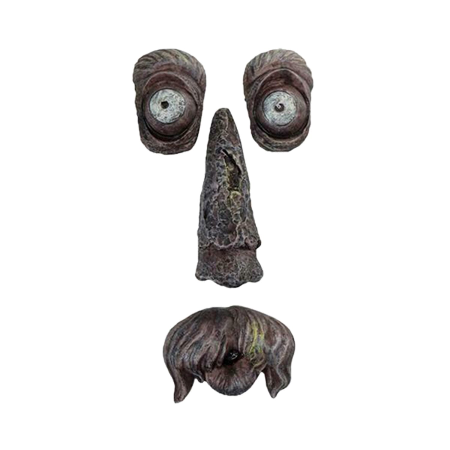 Resin Old Man Tree Hugger Bark Ghost Face Decoration Funny Tree Face Décor For Outdoor Yard Easter