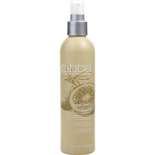 ABBA by ABBA Pure & Natural Hair Care FIRM FINISH HAIR SPRAY NON AEROSOL 8 OZ (NEW PACKAGING)