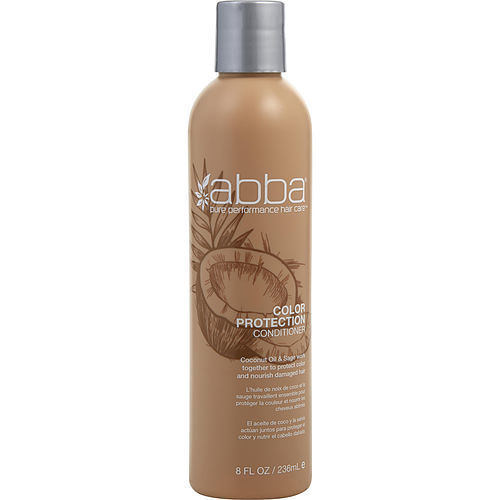 ABBA by ABBA Pure & Natural Hair Care COLOR PROTECTION CONDITIONER 8 OZ (NEW PACKAGING)