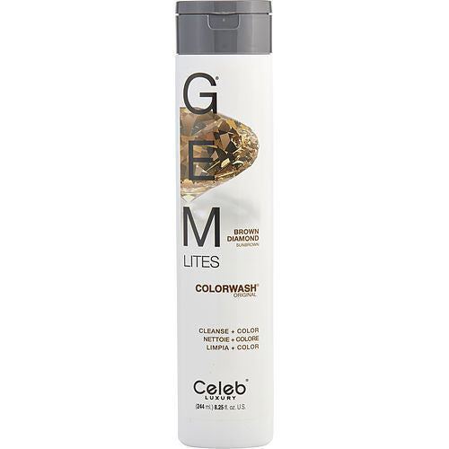 CELEB LUXURY by Celeb Luxury GEM LITES COLORWASH BROWN DIAMOND 8.25 OZ