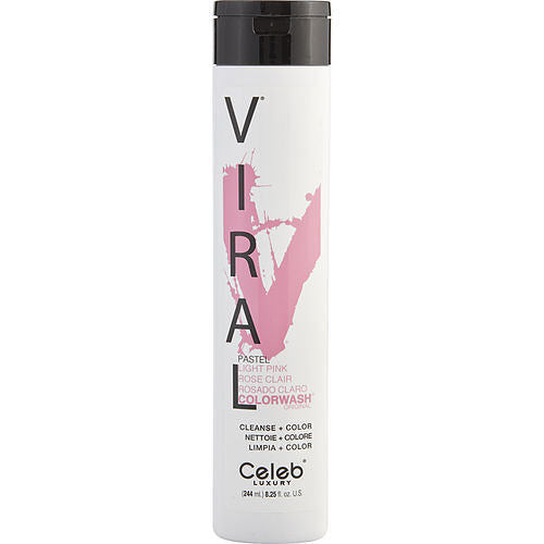 CELEB LUXURY by Celeb Luxury VIRAL COLORWASH LIGHT PINK 8.25 OZ