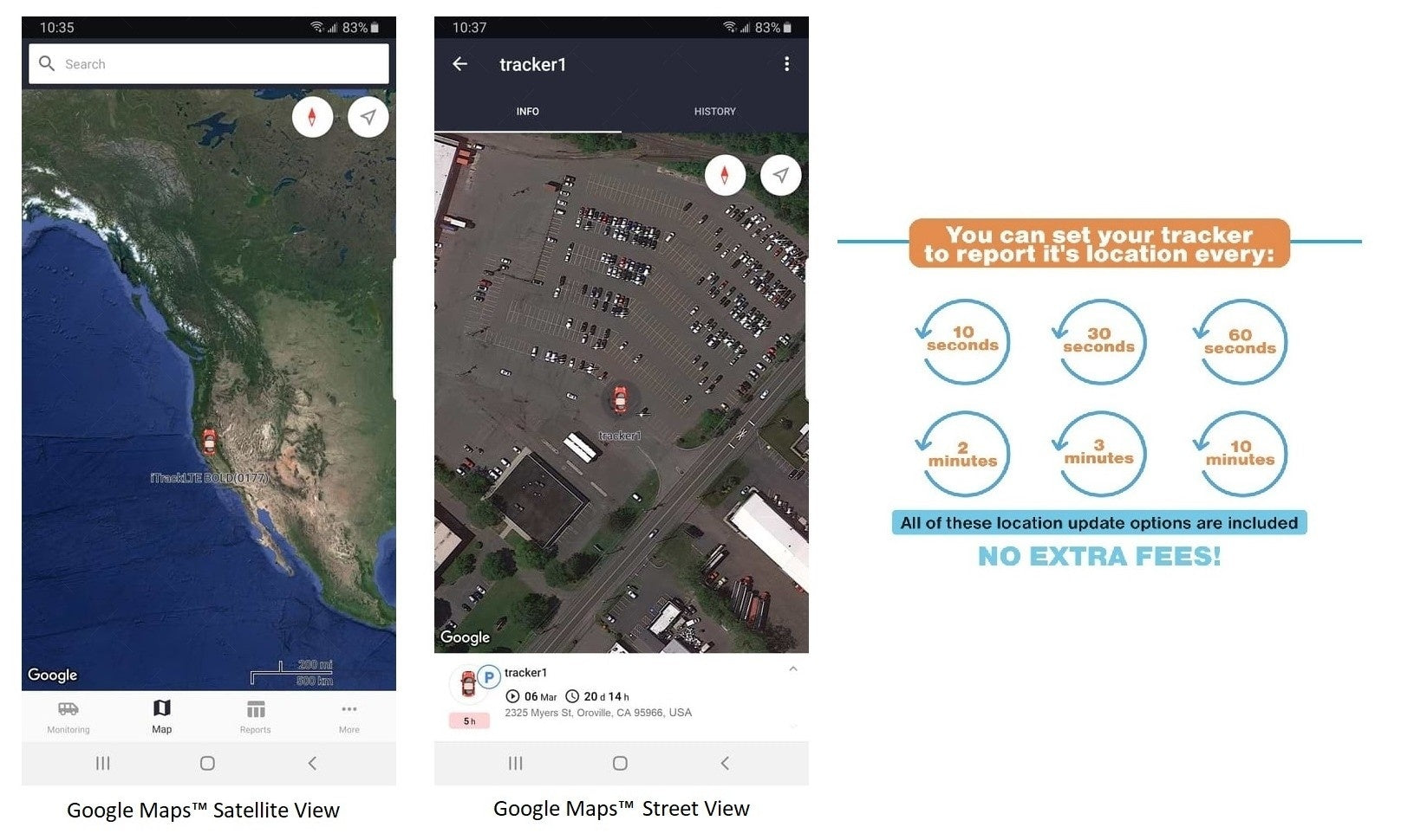 iTrackLTE GPS Locator Devices Tracking Location Through GSM 4G System