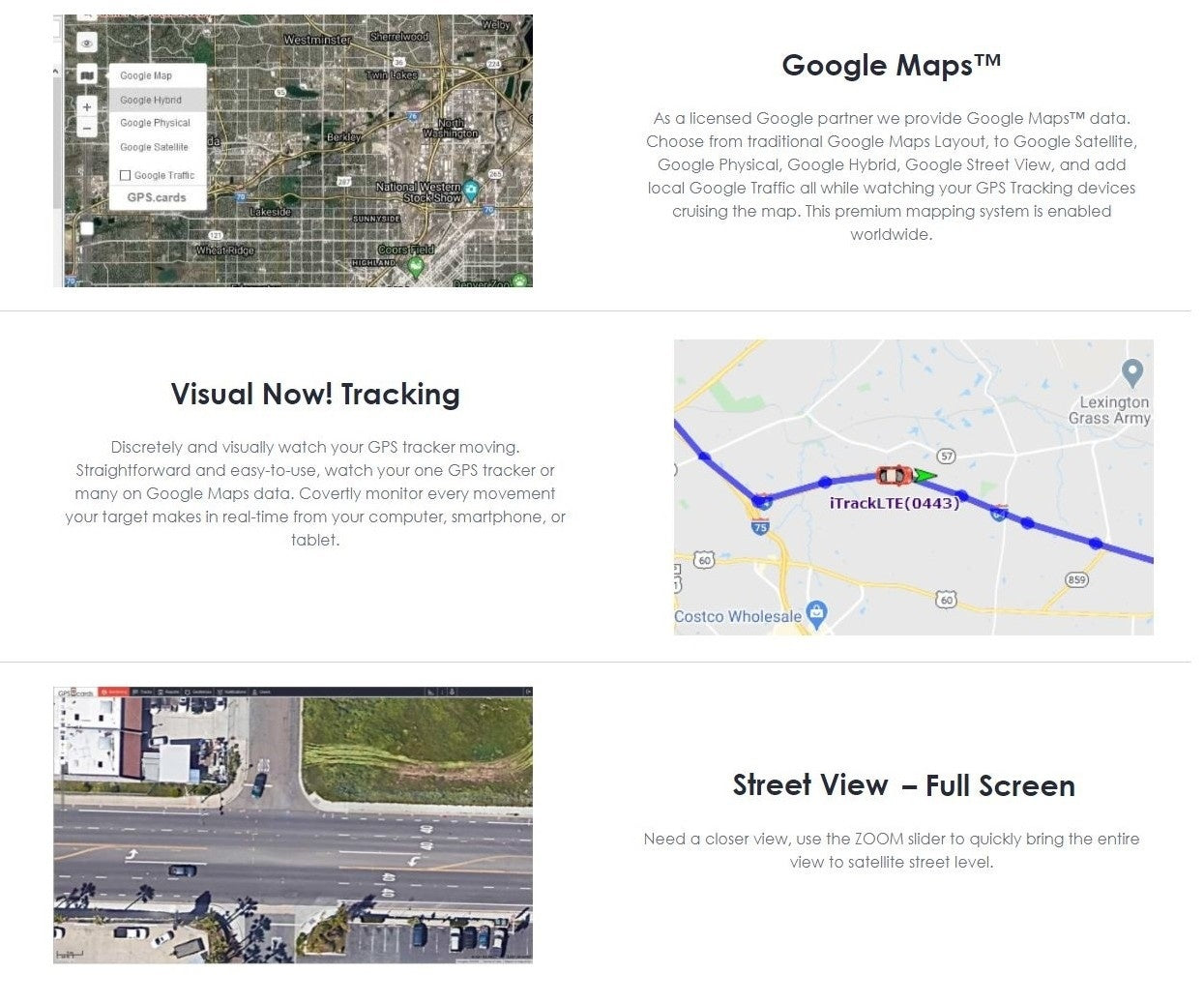 Realtime Location Trace with iTrackLTE Portable Gad GPS Tracking for Cars