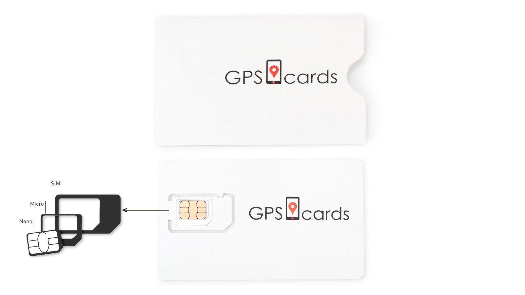 GPS.cards SIM for Voyager 2N GPS Auto Tracker + Tracker Service + Save History