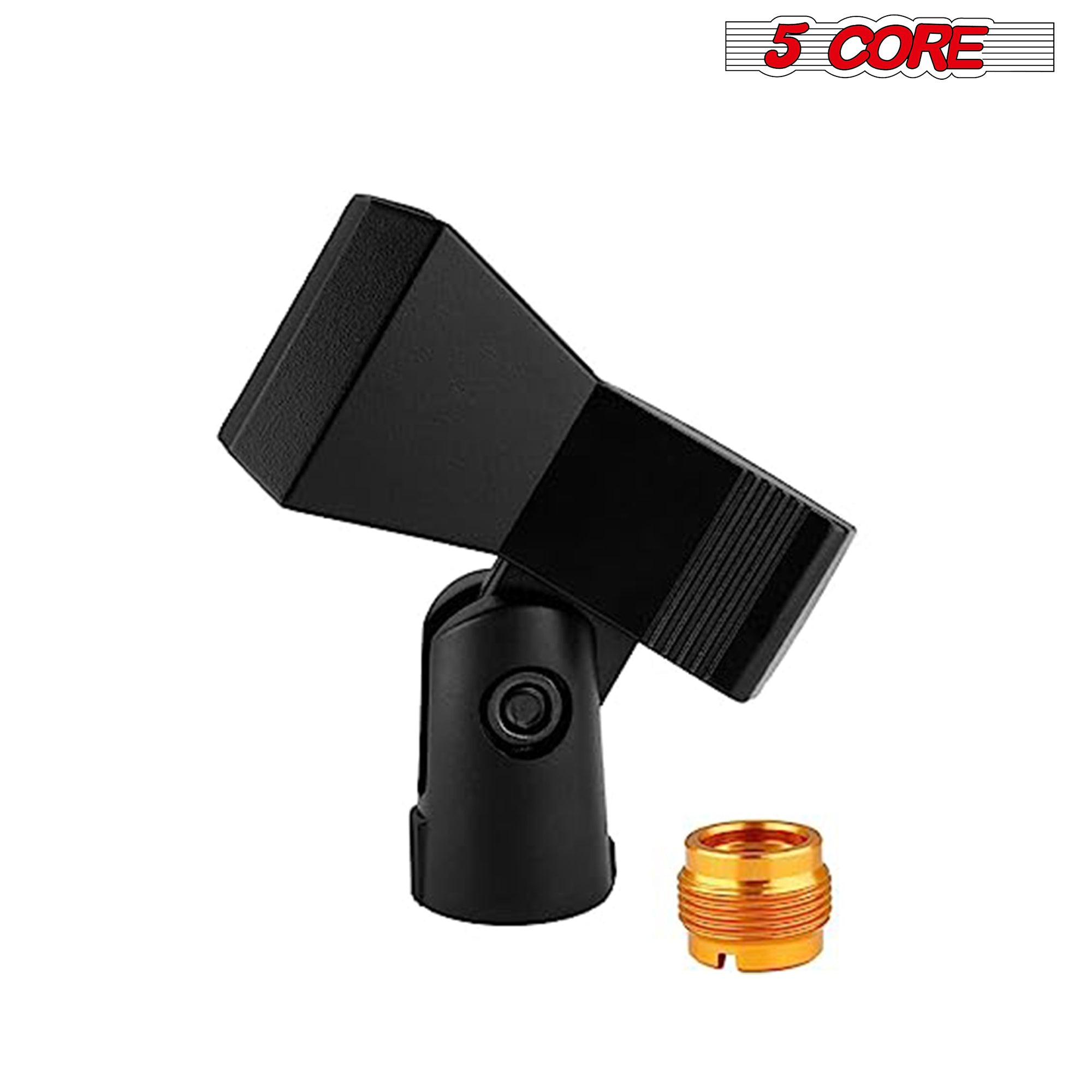 5 Core Durable Spring Loaded Premium Microphone Clips/Compatible with Most Handheld Transmitters Less Than 4.5 cm - MC 04