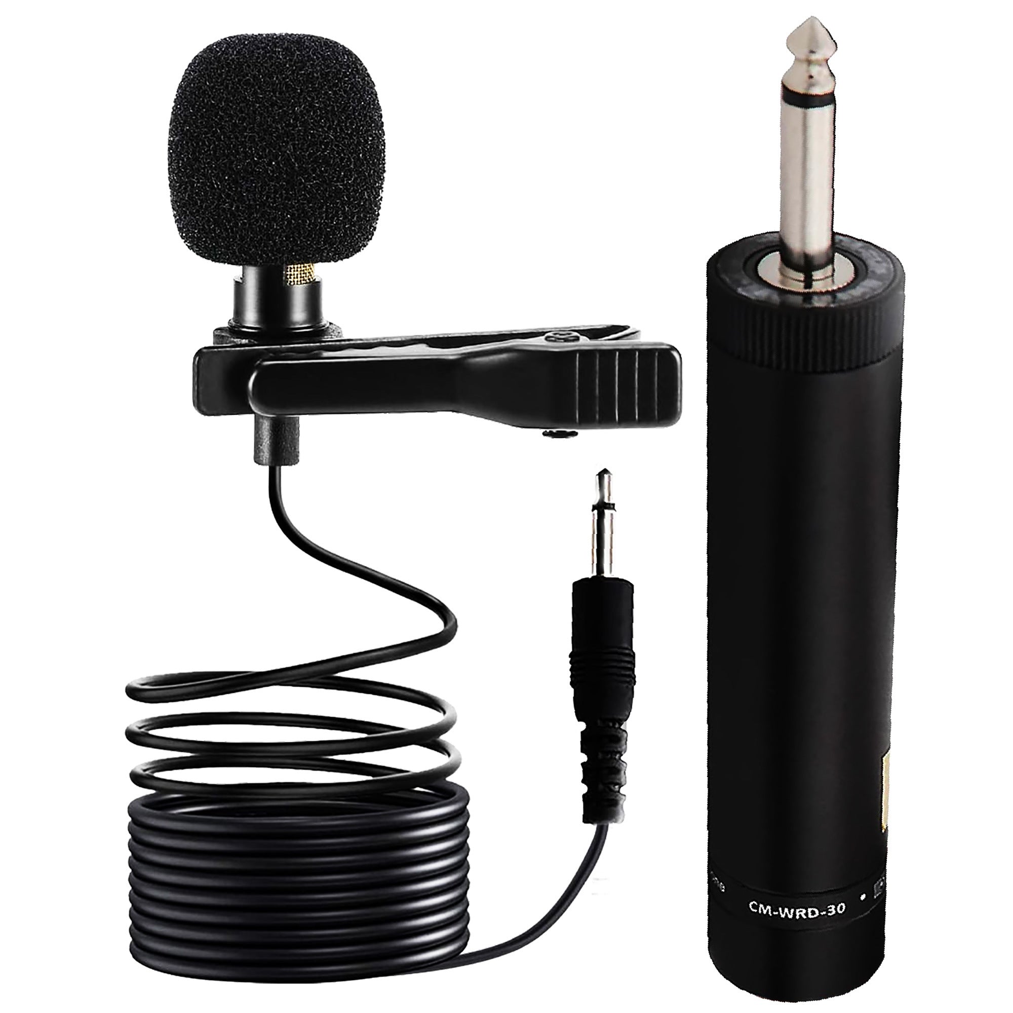 5 Core Premium Lavalier Microphone Lapel Clip-on Mini Wired Omnidirectional Condenser Mic for Podcasting, Recording, Vlogging, Android, Smartphone, DS