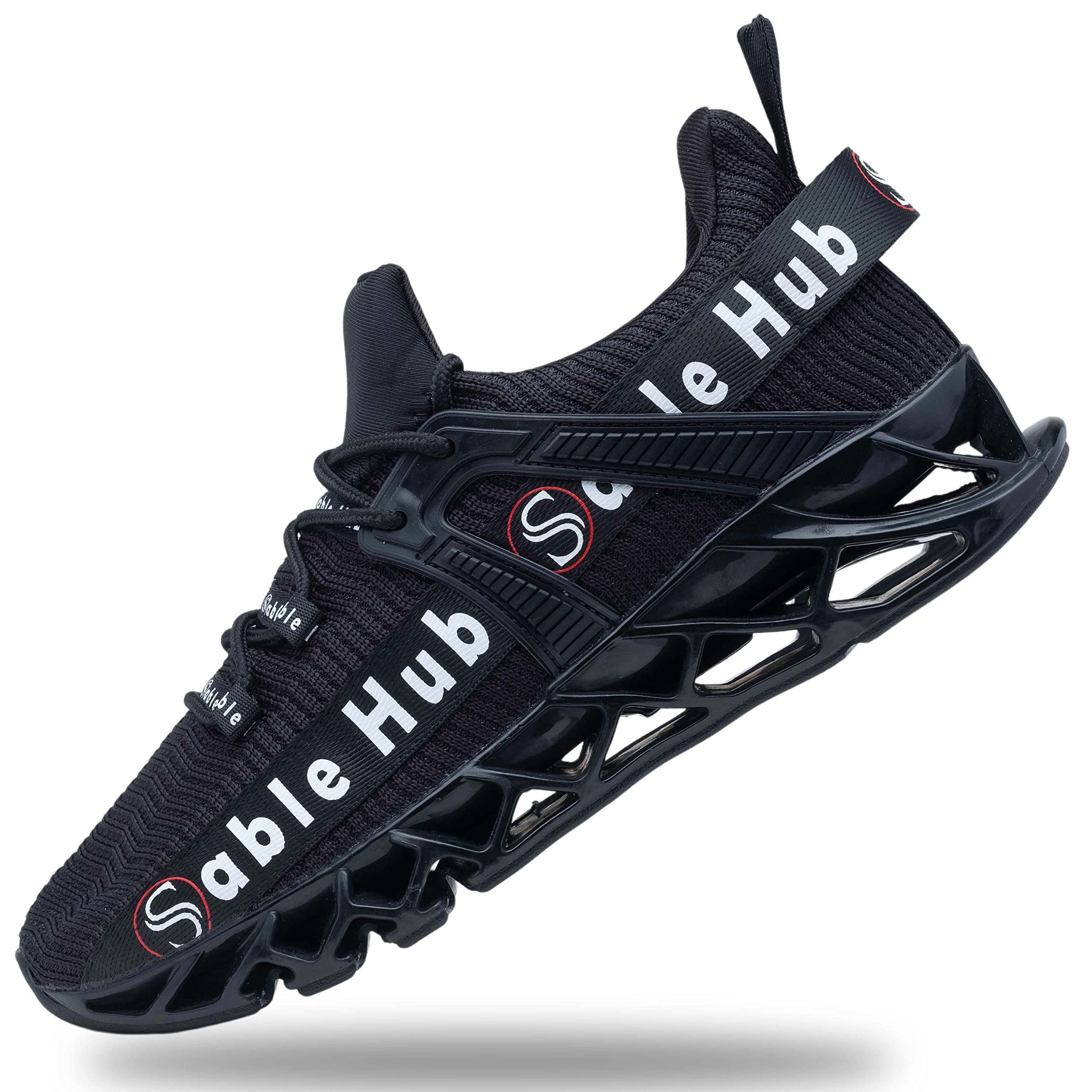 Sable Hub Men Running Shoes Athletic Tennis Walking Non Slip Blade Style Sneakers | Men Casual Shoes