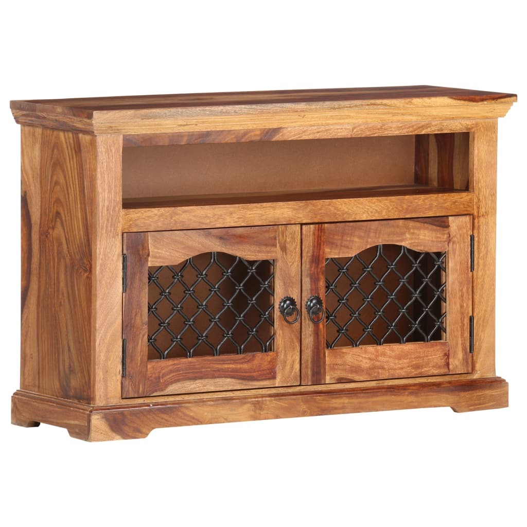 TV Stand 35.4"x11.8"x23.6" Solid Wood Sheesham