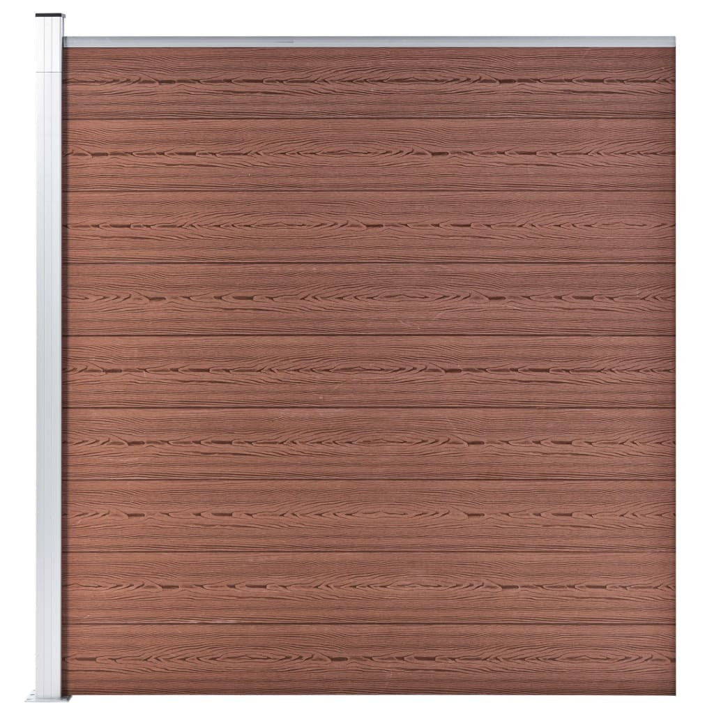 Garden Fence WPC 68.9"x73.2" Brown