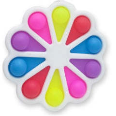 Push N Pop - Sunflower Bubble with 10 Pops - Assorted Colors