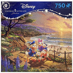 Thomas Kinkade Disney 750 piece Puzzle Donald and Daisy – A Duck Day Afternoon