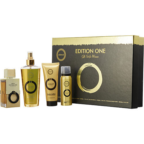 ARMAF EDITION ONE by Armaf EAU DE PARFUM SPRAY 3.4 OZ & BODY LOTION 3.4 OZ & PERFUME BODY SPRAY 1.7 OZ & FRAGRANCE BODY SPRAY 8.4 OZ