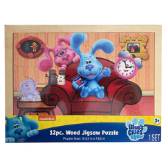 Blue's Clues and You! 12 Piece Wood Jigsaw Puzzle (Assorted Designs - 1 Unit)