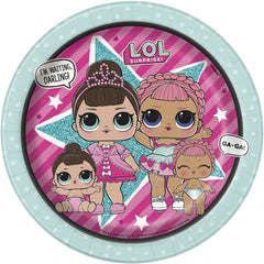 LOL Surprise! 7 Inch Dessert Plates [8 Per Package]