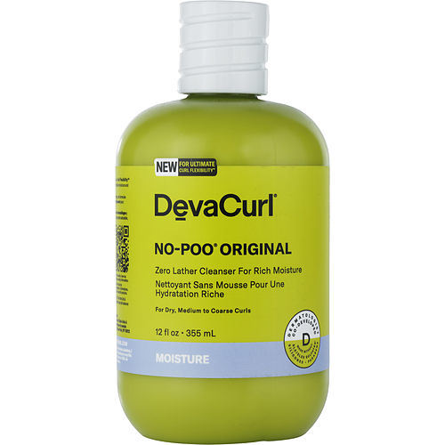 DEVA by Deva Concepts CURL NO POO ORIGINAL ZERO LATHER CLEANSER 12 OZ