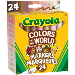 Crayola Colours of The World Markers - 24CT