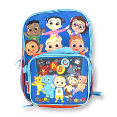 CocoMelon We Can Do Anything Together 16 Inch Backpack and Lunch Bag Set