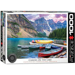 EuroGraphics Canoes on The Lake Jigsaw Puzzle 1000-Piece
