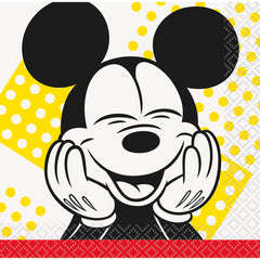 Disney Mickey Mouse Party Beverage Napkins - 16 ct
