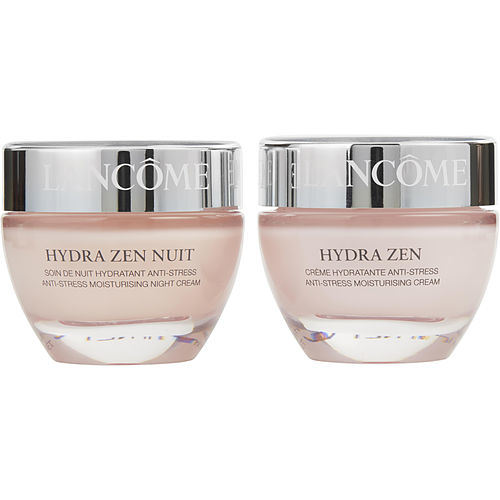LANCOME by Lancome Hydra Zen Moisturising Partners Set: Anti-Stress Moisturising Cream 50ml/1.7oz + Anti-Stress Moisturising Night Cream 50ml/1.7oz - 
