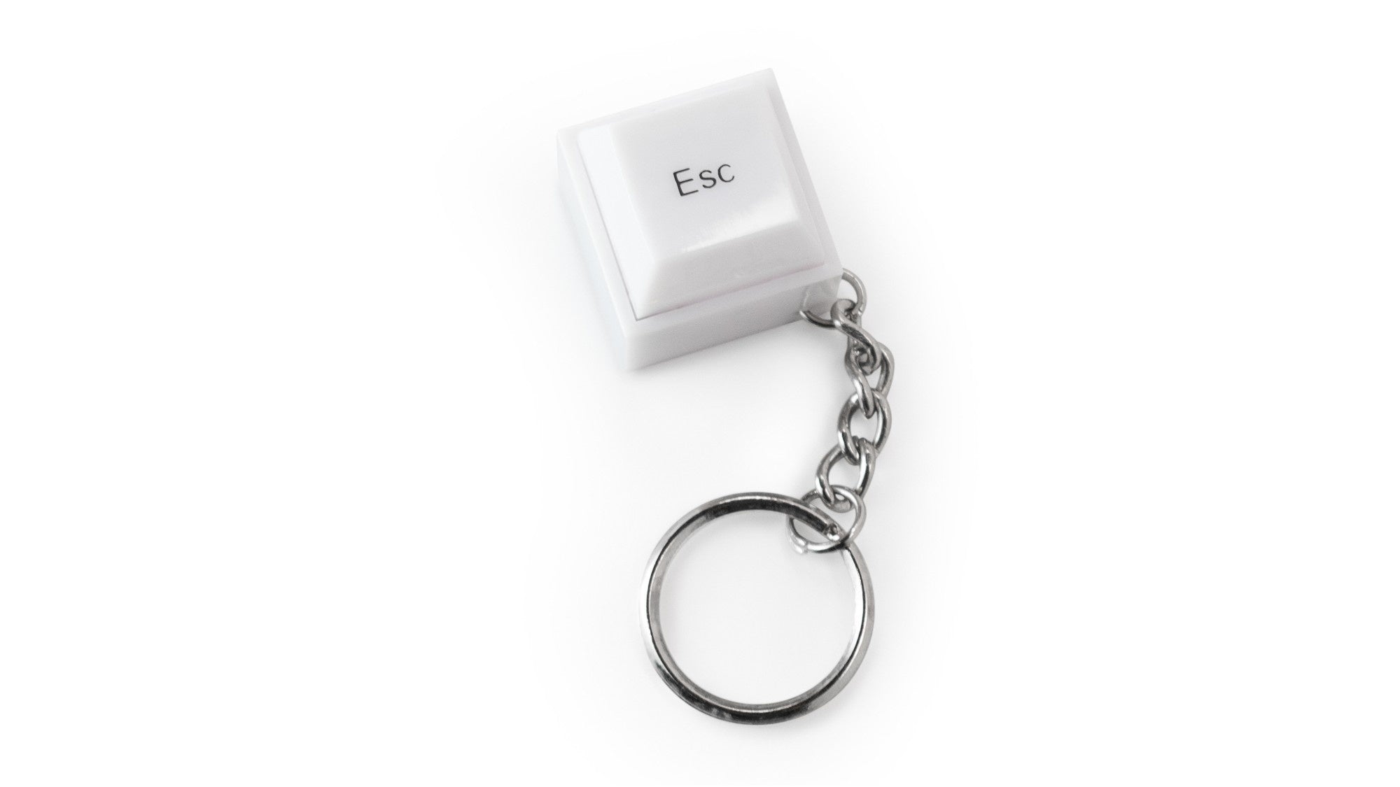 Esc Keyboard Button with Super Bright White LED Keychain Fidget Button