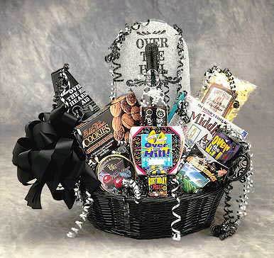 Over the Hill Birthday Gift Basket (Med)