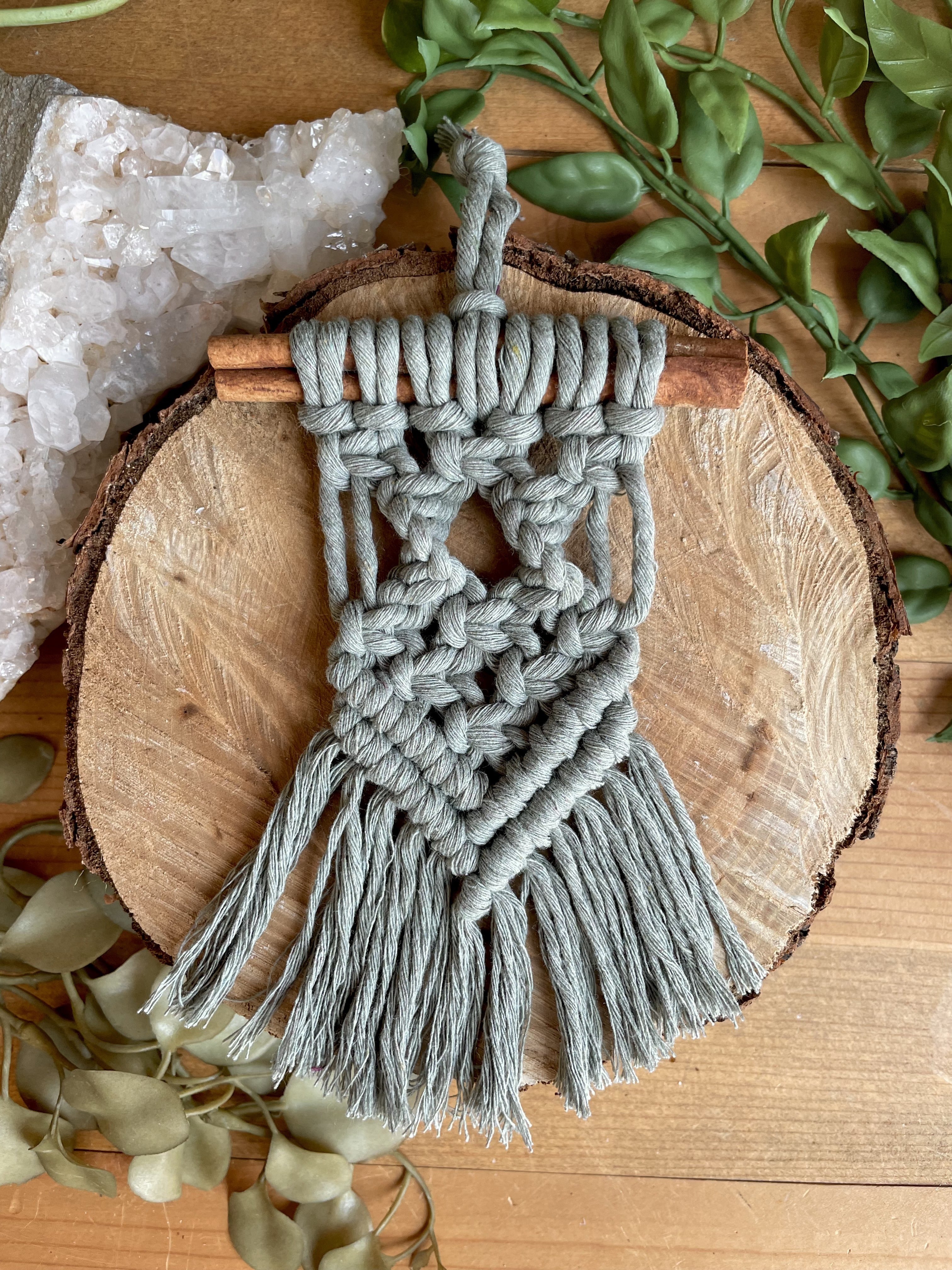 DIY Cinnamon Stick Macrame Kit