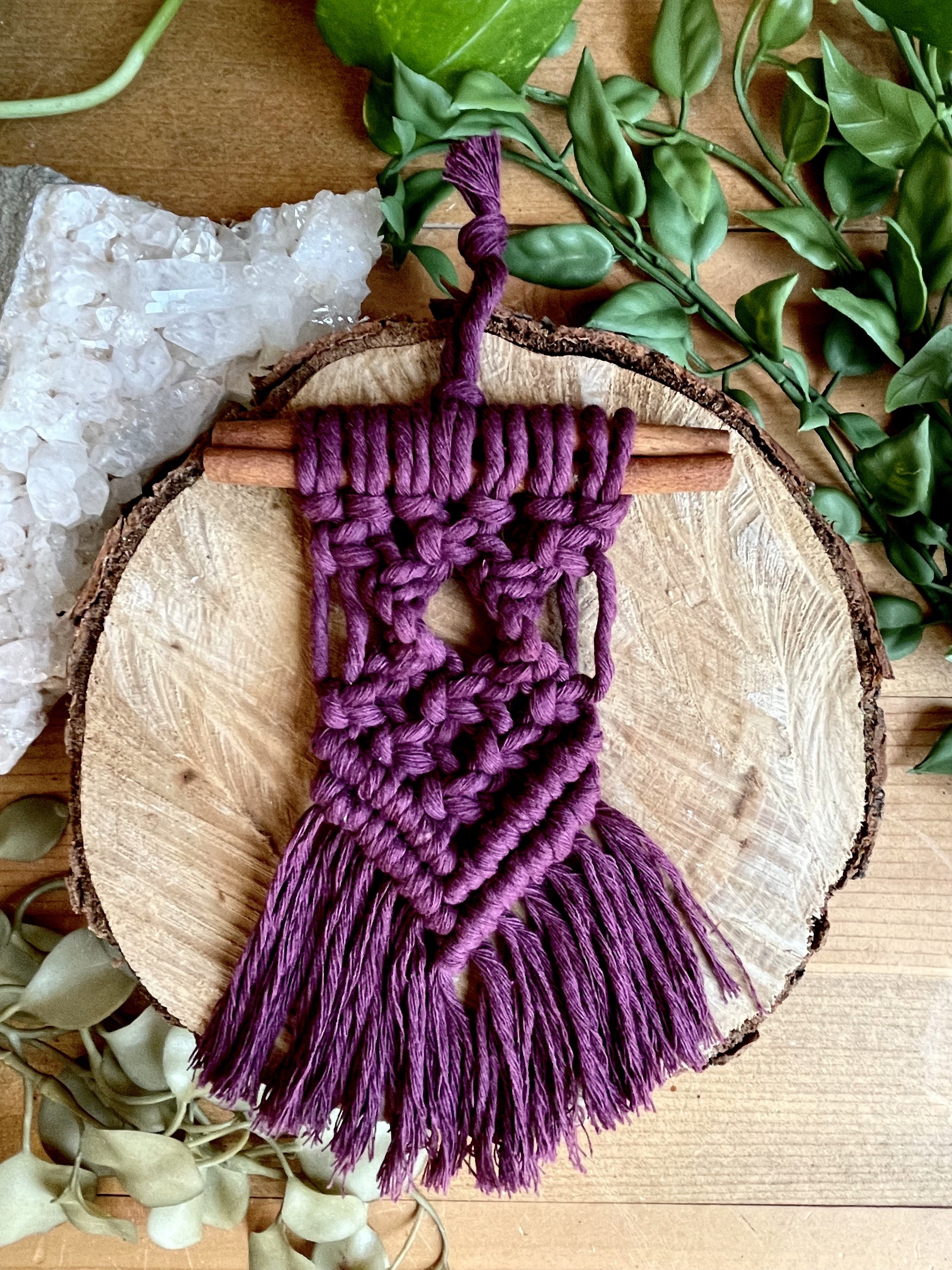 DIY Cinnamon Stick Macrame Kit