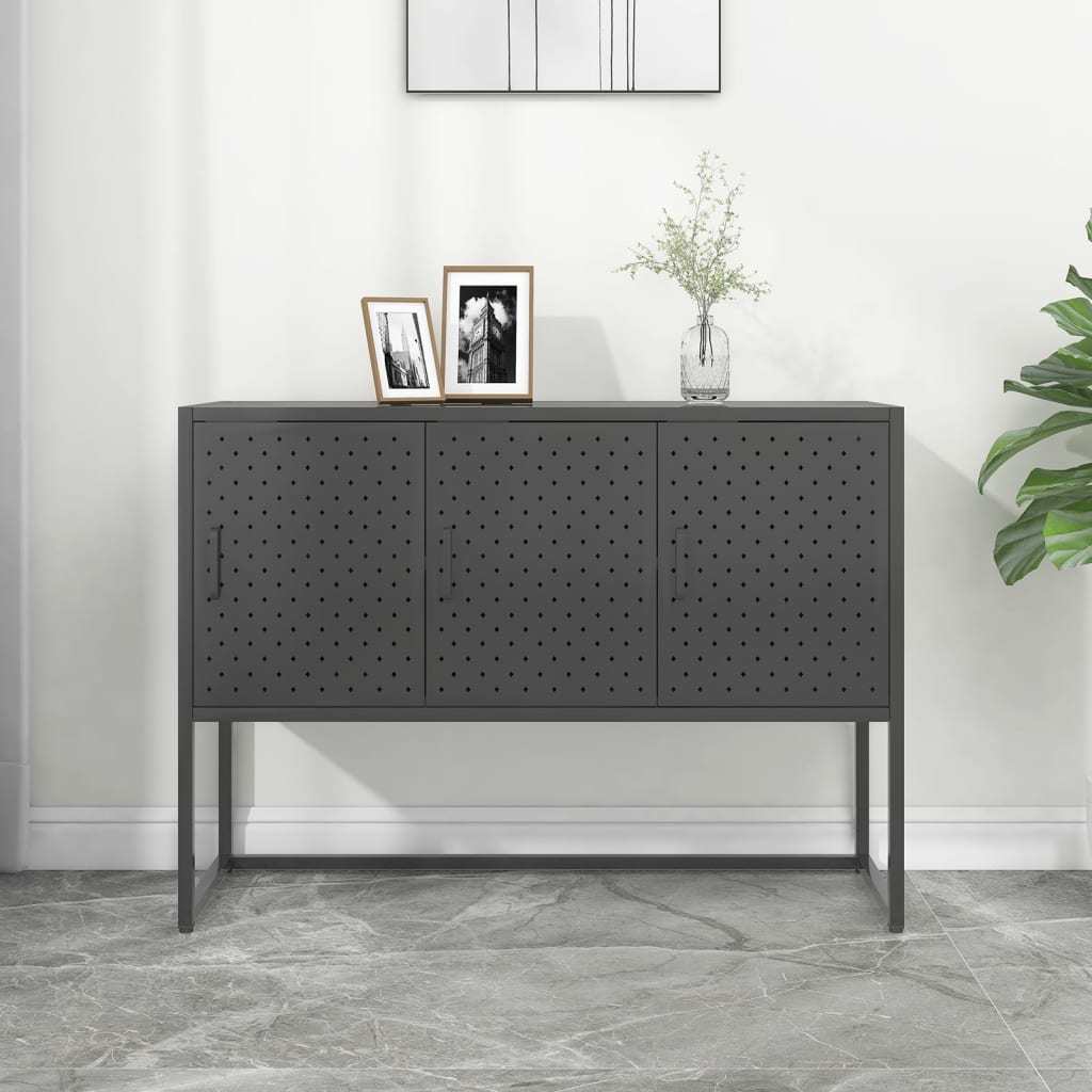 Sideboard Anthracite 41.3"x13.8"x29.5" Steel