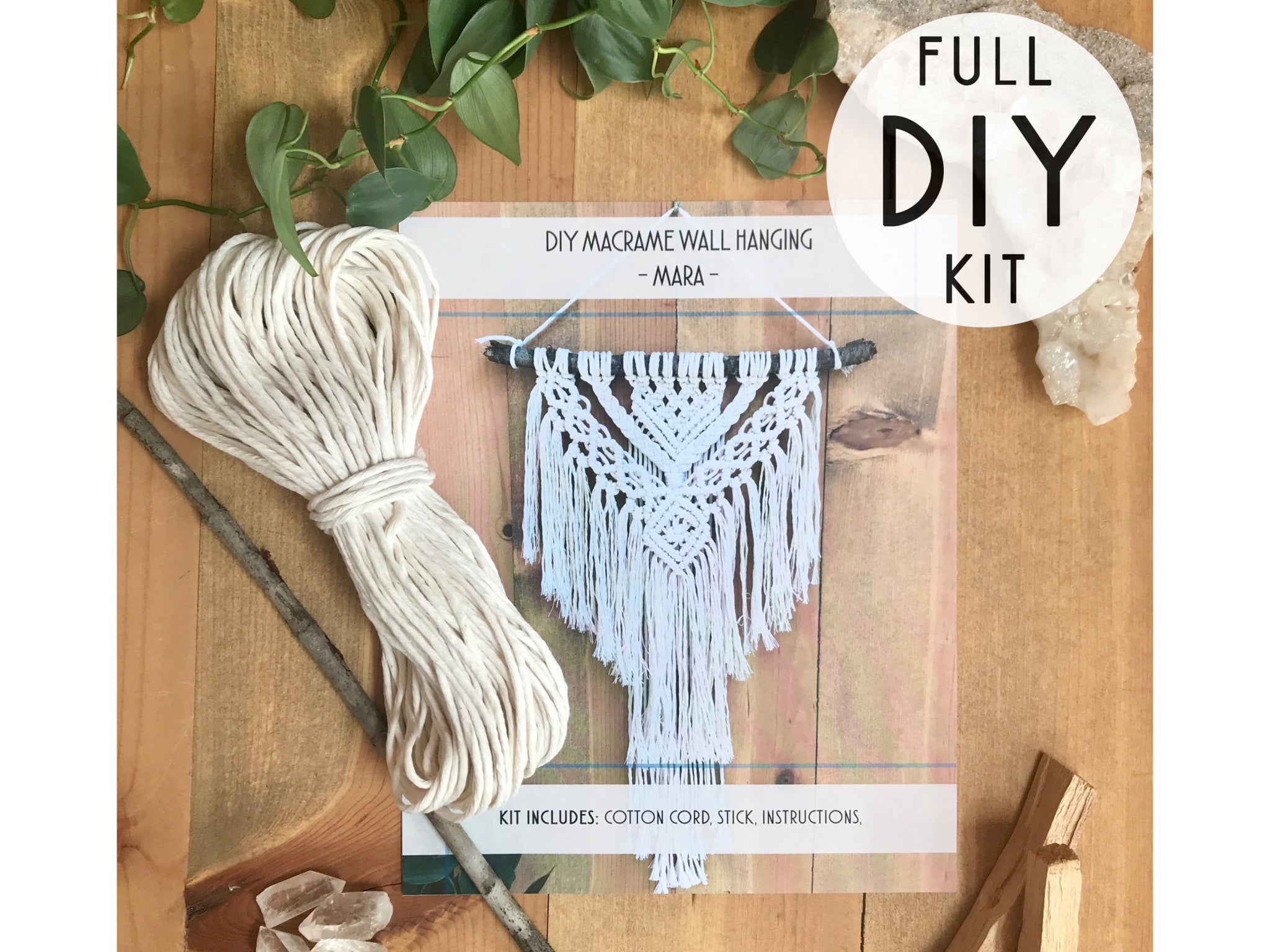 DIY Macrame Wall Hanging Kit - The Mara