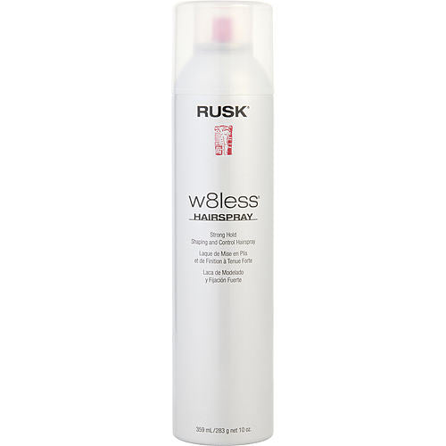 RUSK by Rusk W8LESS STRONG HOLD SHAPING & CONTROL HAIR SPRAY 10 OZ