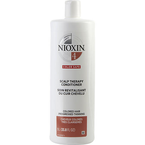 NIOXIN by Nioxin SYSTEM 4 SCALP THERAPY CONDITIONER FOR FINE CHEMICALLY ENHANCED NOTICEABLY THINNING HAIR 33.8 OZ (PACKAGING MAY VARY)