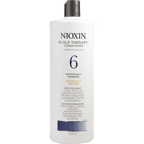 NIOXIN by Nioxin SYSTEM 6 SCALP THERAPY FOR MEDIUM/COARSE NATURAL NOTICEABLY THINNING HAIR 33.8 OZ (PACKAGING MAY VARY)