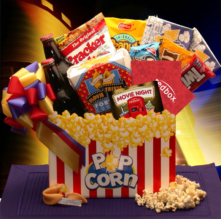 Movie Night Mania Gift Box - with 10.00 Redbox Gift Card