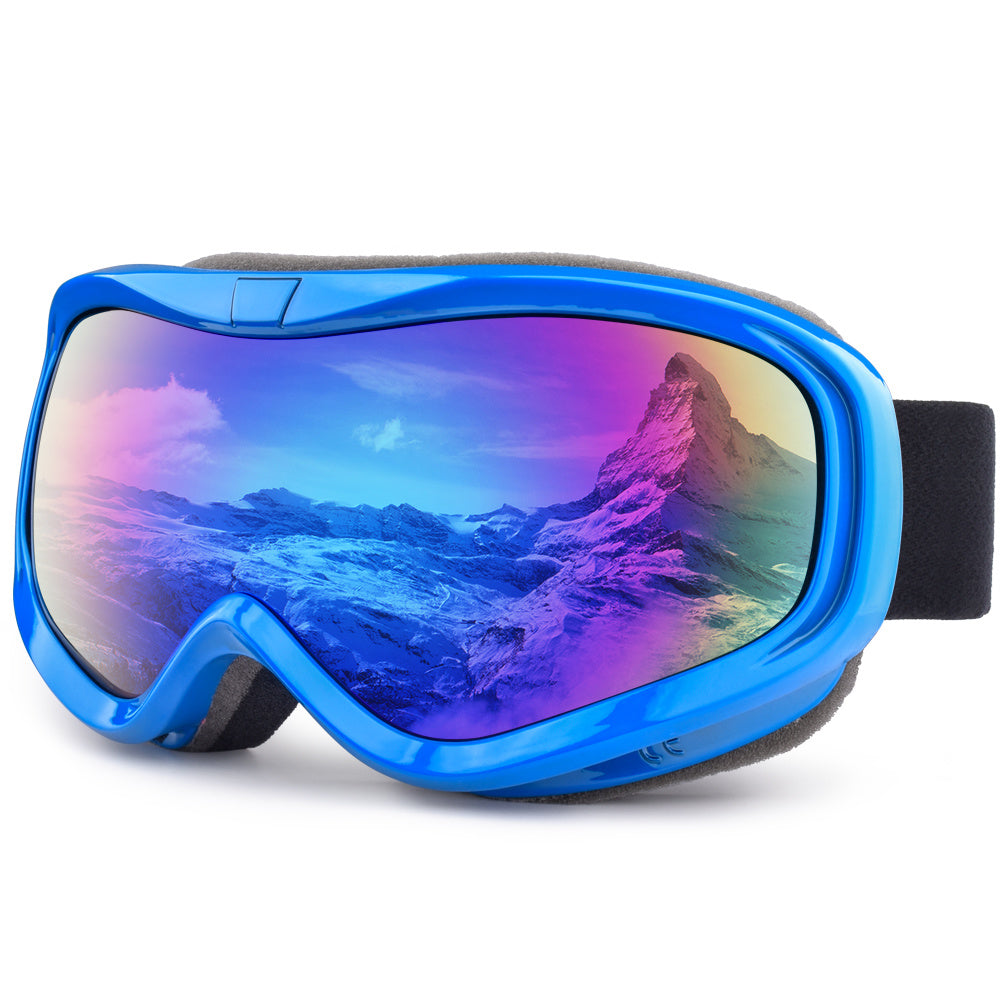 Snowledge Ski Goggles-Snow Snowboard Goggles OTG for Men Women Adult, Anti Fog 100% UV Protection