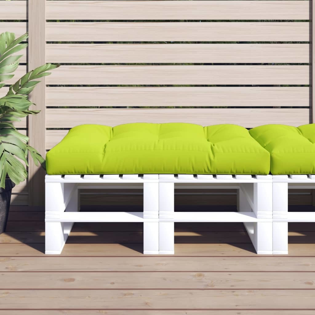 Pallet Cushion Bright Green 47.2"x31.5"x4.7" Fabric