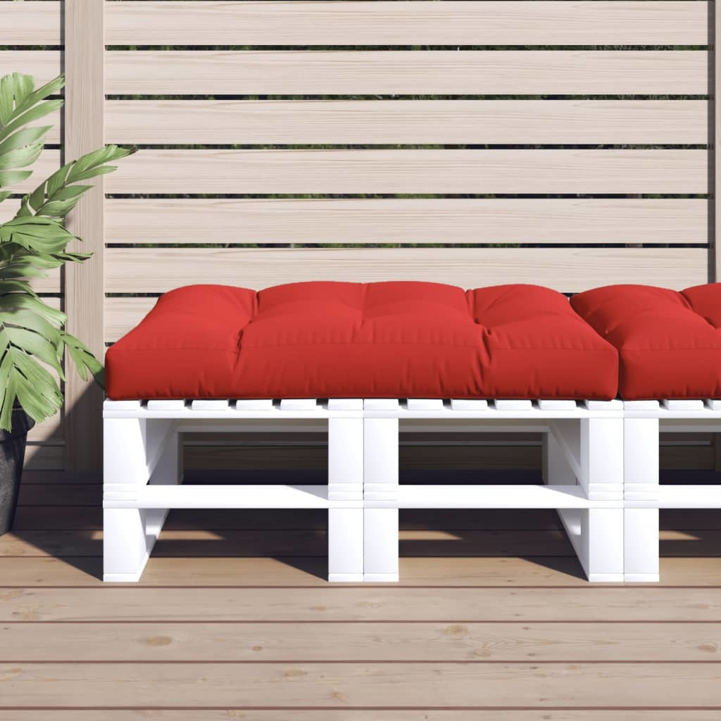 Pallet Cushion Red 47.2"x31.5"x4.7" Fabric