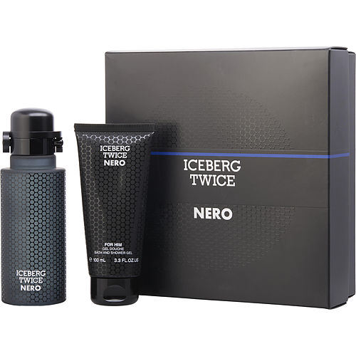 ICEBERG TWICE NERO by Iceberg EDT SPRAY 4.2 OZ & SHOWER GEL 3.4 OZ
