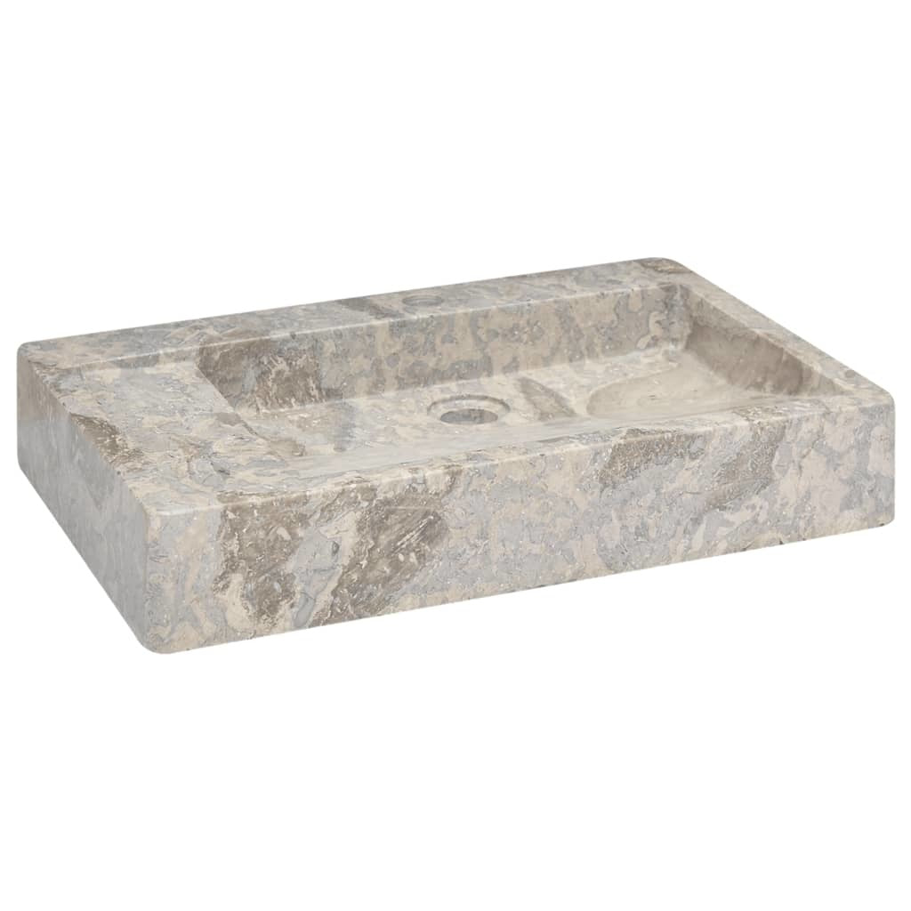 Sink Gray 22.8"x15.4"x3.9" Marble