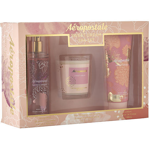 AEROPOSTALE SWEET DREAM by Aeropostale BODY MIST 3.4 OZ & BODY LOTION 3 OZ & CANDLE