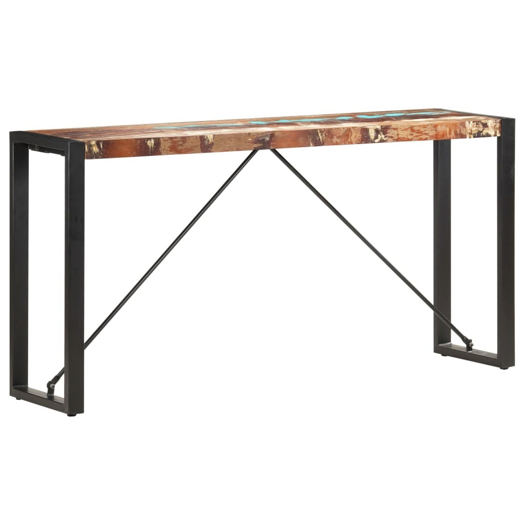 Console Table 59.1"x13.8"x29.9" Solid Reclaimed Wood