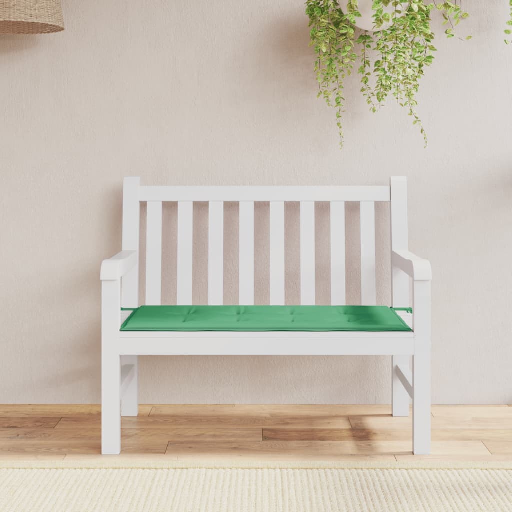 Garden Bench Cushion Green 47.2"x19.7"x1.2" Oxford Fabric