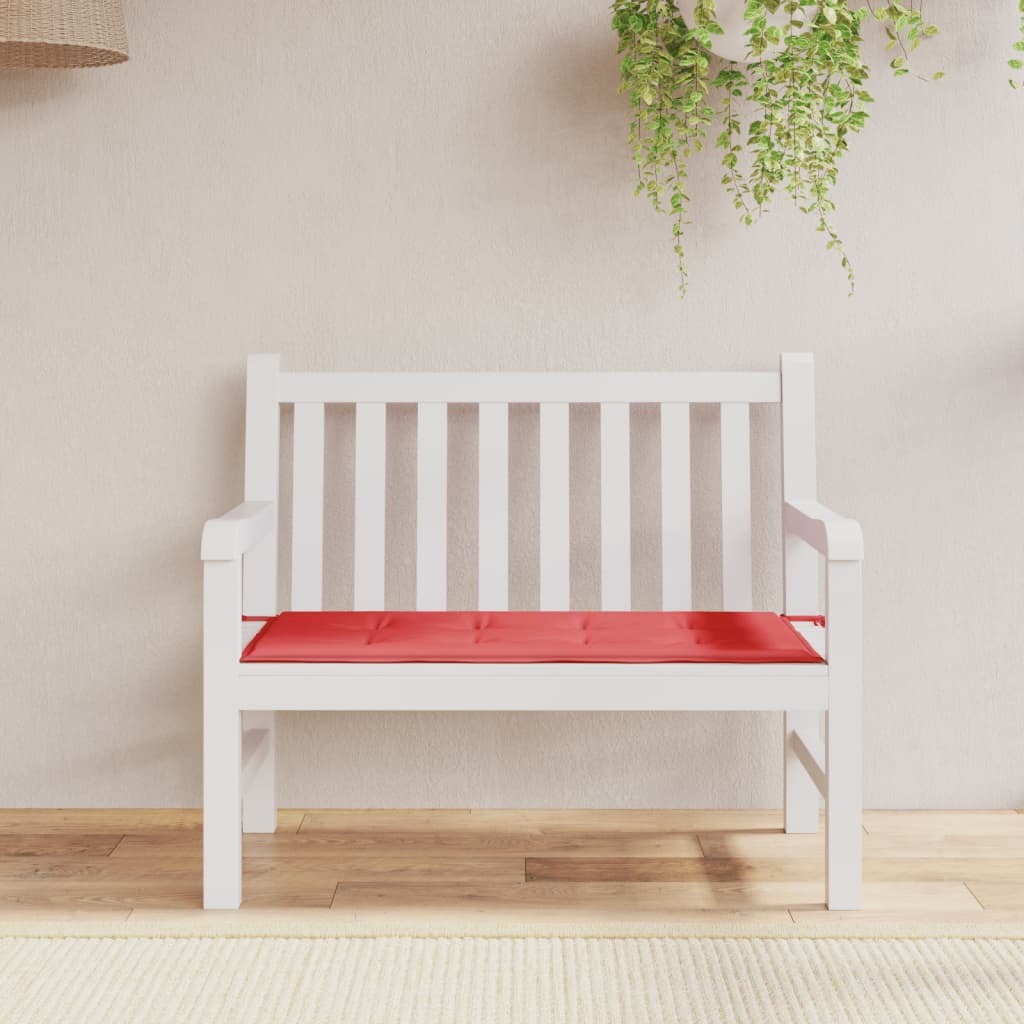 Garden Bench Cushion Red 39.4"x19.7"x1.2" Oxford Fabric