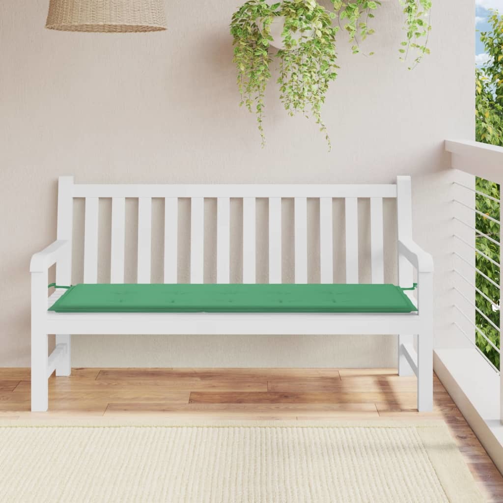 Garden Bench Cushion Green 59.1"x19.7"x1.2" Oxford Fabric