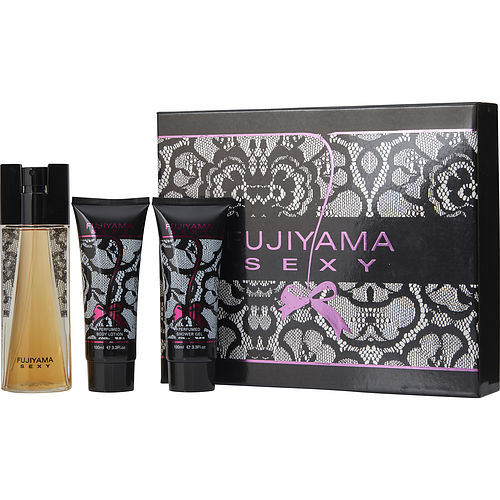 FUJIYAMA SEXY by Succes de Paris EDT SPRAY 3.3 OZ & BODY LOTION 3.3 OZ & SHOWER GEL 3.3 OZ