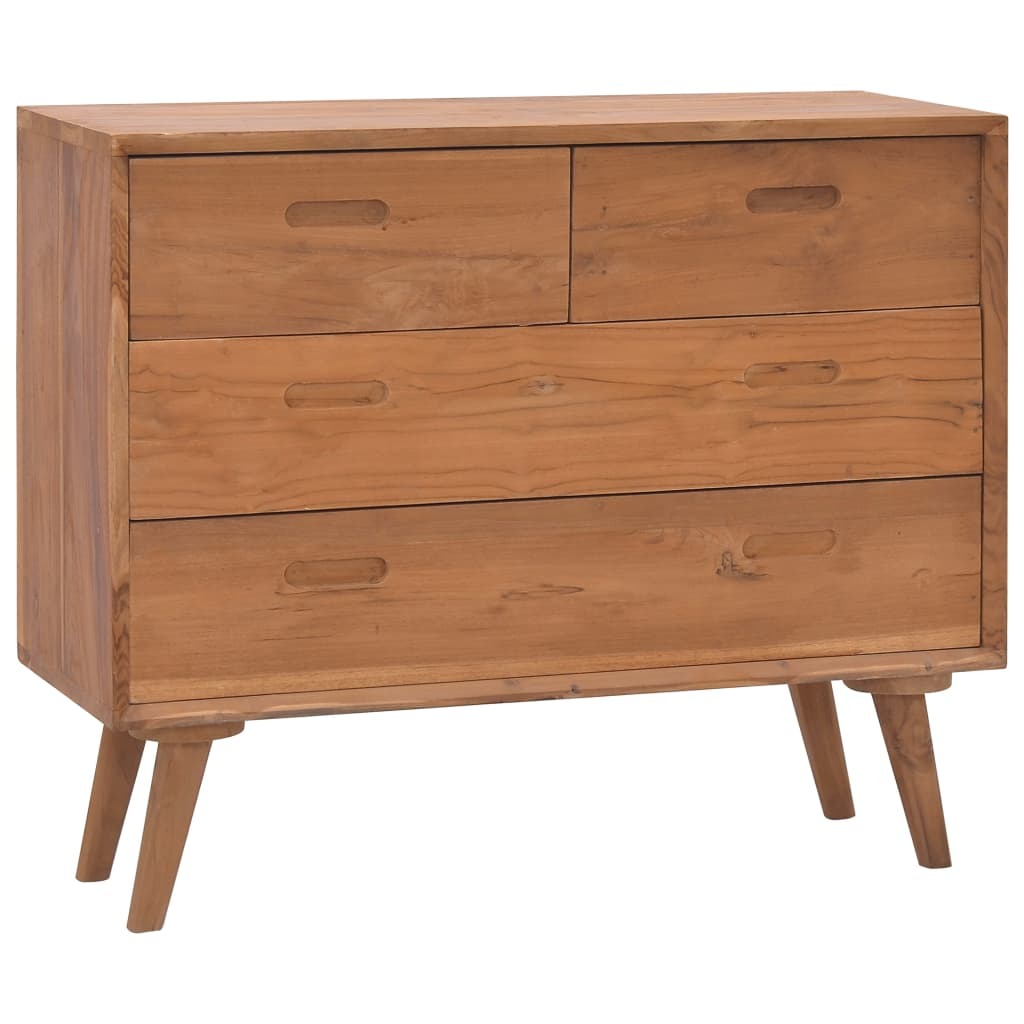 Chest of Drawers 35.4"x13.8"x29.5" Solid Teak Wood