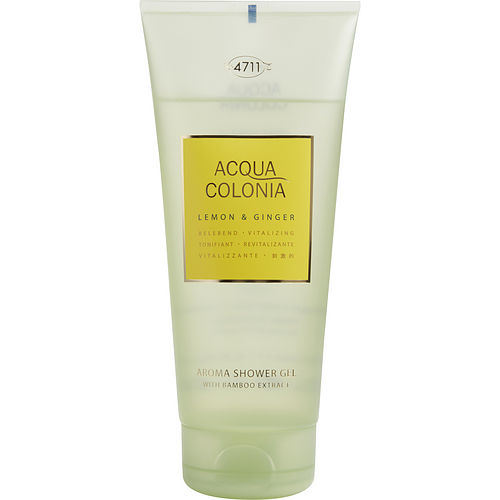 4711 ACQUA COLONIA by 4711 LEMON & GINGER SHOWER GEL 6.8 OZ