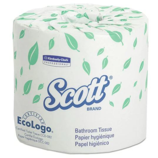 Traditional Septic Safe 2-Ply Essential Standard Roll Bathroom Tissue - White (20-Box/Carton 550-Sheet/Roll)